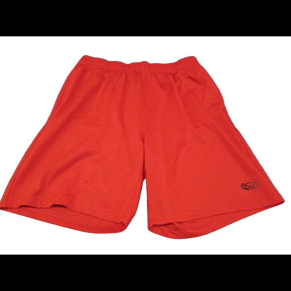 ACX Active Mens Red Basketball Shorts Size Large​​​